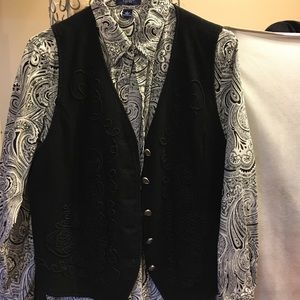 Button down and vest